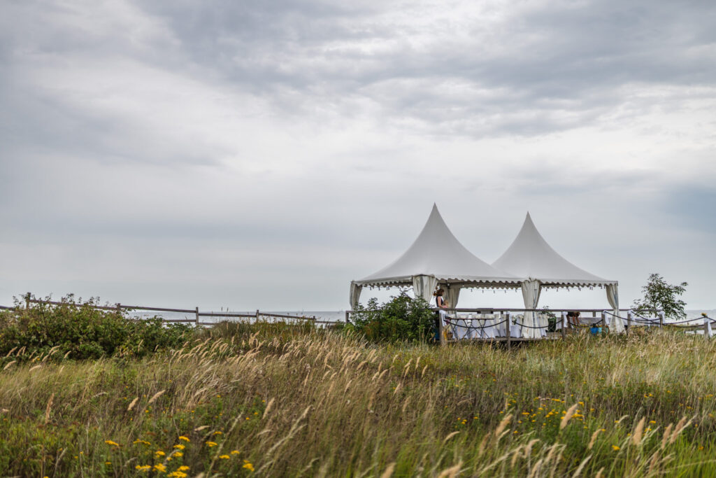 Pavillon am Strand in Stein bei Laboe